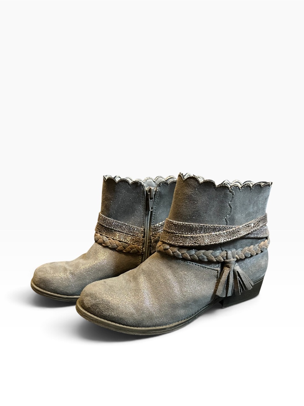 Crown Vintage Ankle Boots Girls Size 4